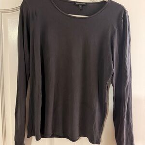 Eileen Fisher Women's SiBlack Long Sleeve Top